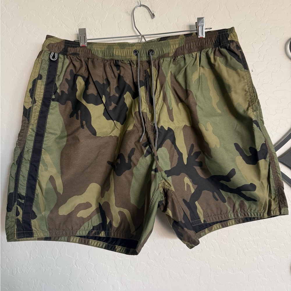 BIRDWELL Beach Britches Camouflage Print Trunks - NEW - XXL